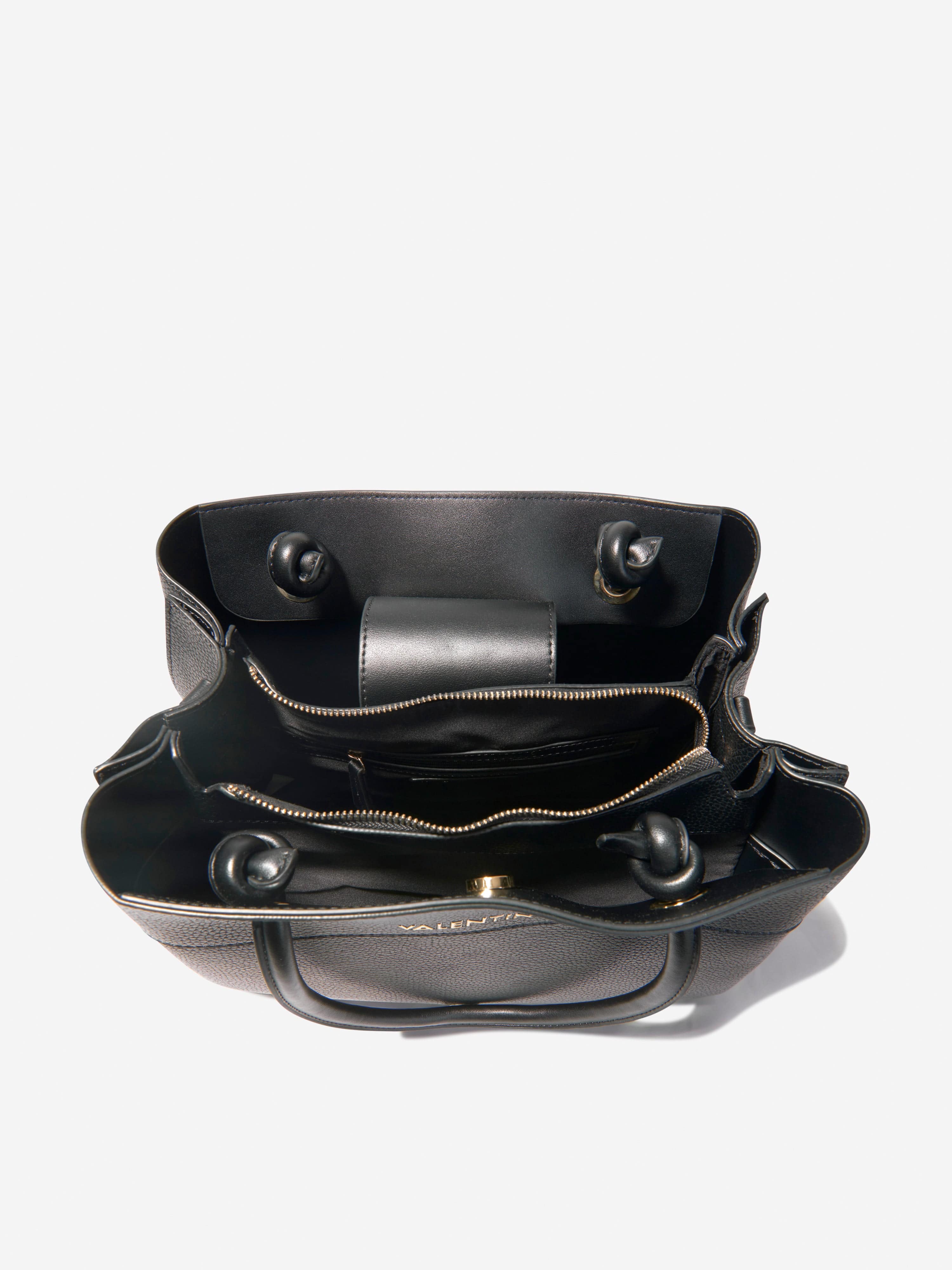 Alexa Black Tote Bag 35cm - Stylish & Spacious Handbag for Work, Travel & Shopping
