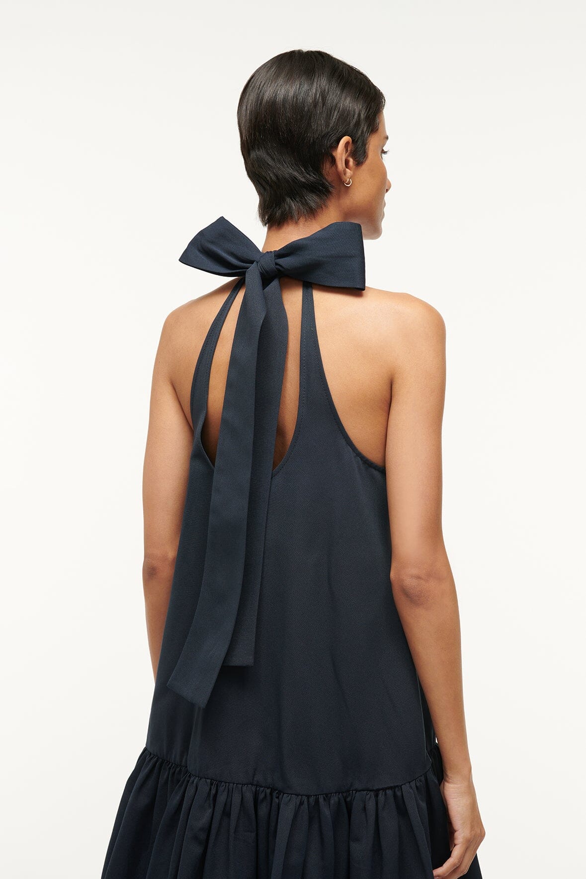 Maxi Marlowe Dress for Women - Navy Blue Long Flowy Summer Dress - Perfect for Beach, Vacation, and Casual Outings