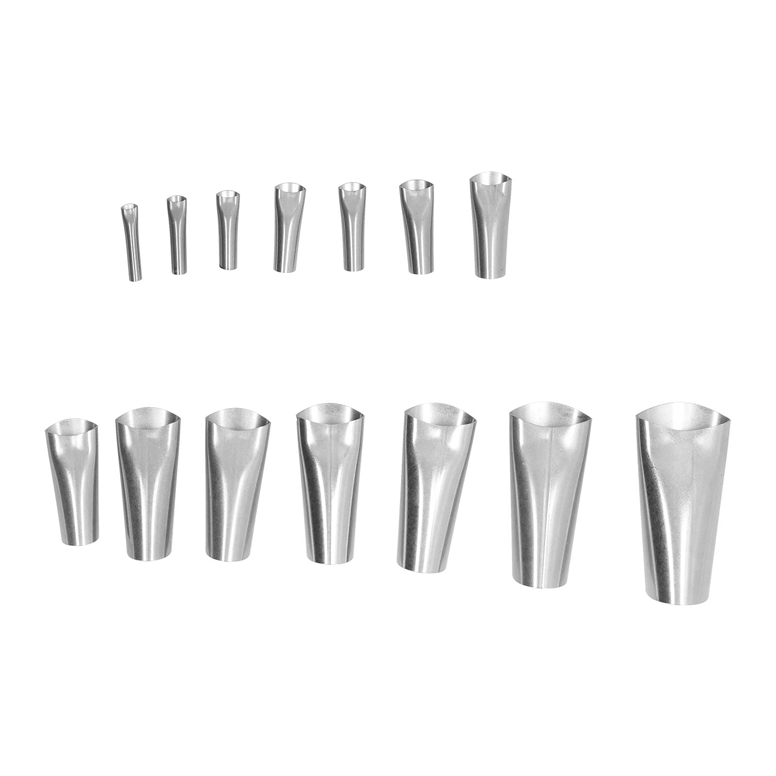 Alvinlite 14Pcs Caulk Nozzle Kit - Reusable Stainless Steel Caulking Finisher Tools for Bathroom, Kitchen & Window Sealant Application | Perfect for DIY Home Improvement Projects