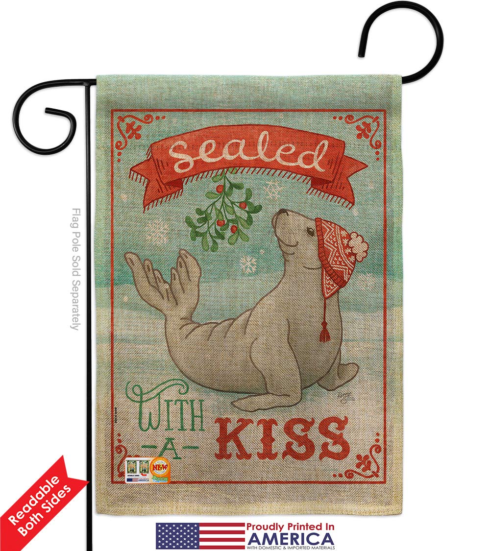 Winter Wonderland Burlap Garden Flag Set - Snowflake & Snowman Design for Outdoor Decor