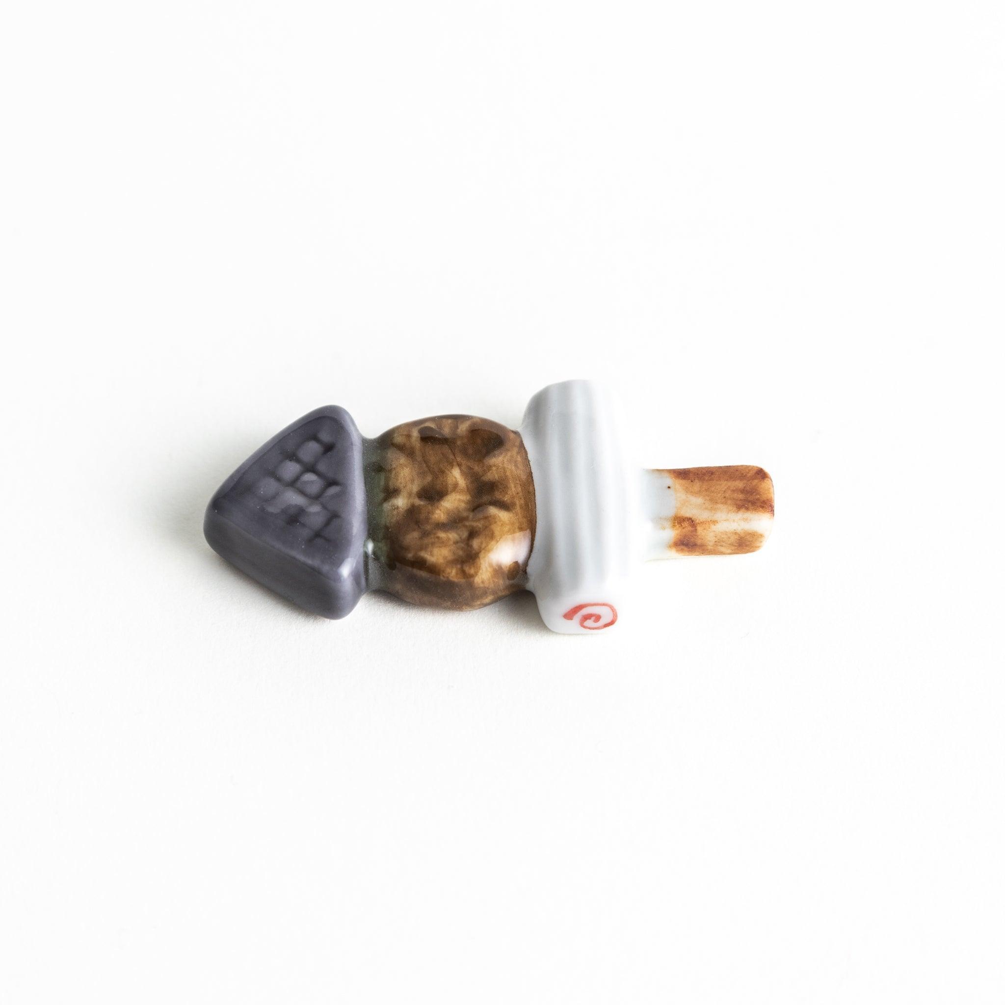 Premium Ceramic Chopstick Rest - Elegant Tableware for Asian Dining, Sushi & Ramen | Perfect Gift for Home & Restaurant Use