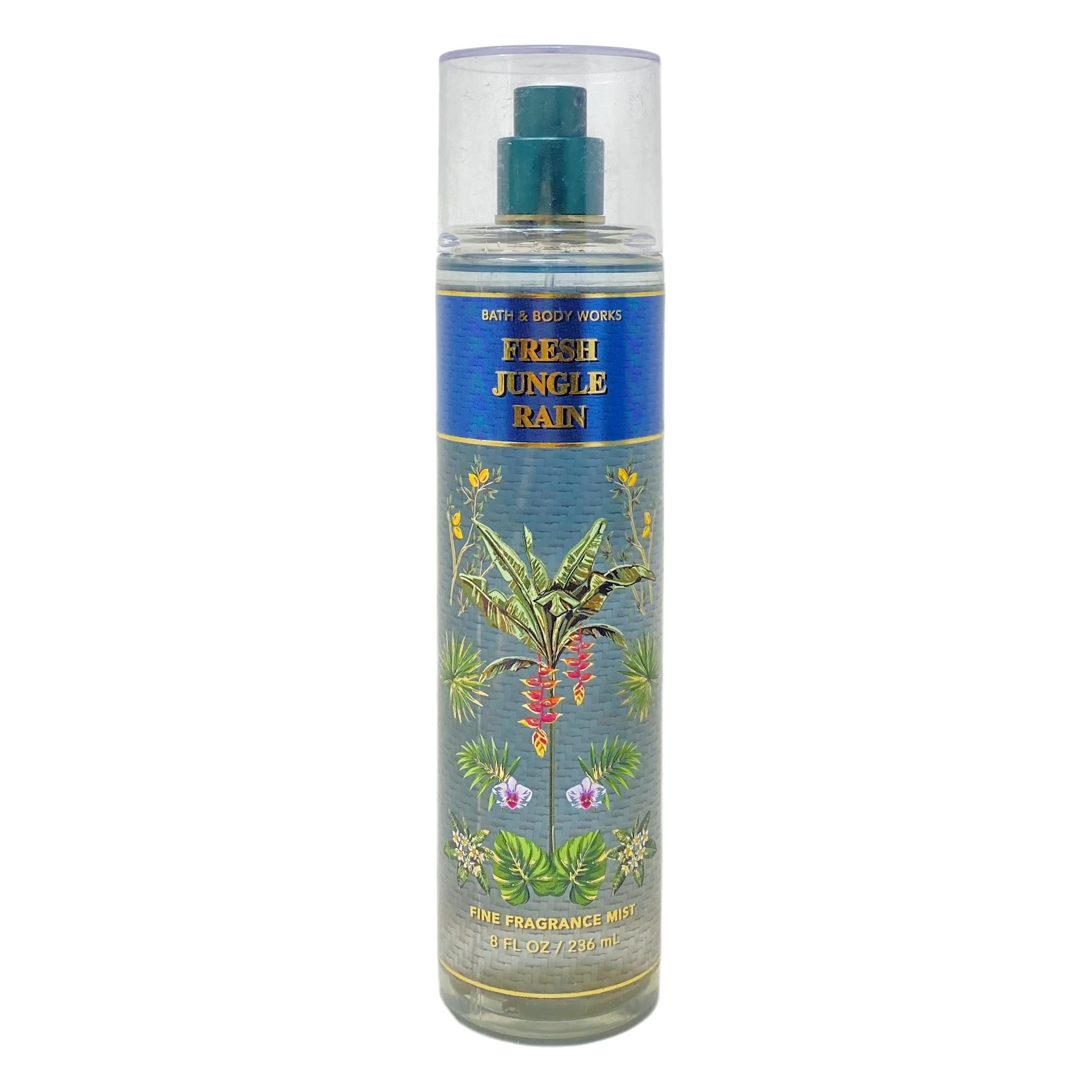Bath & Body Works Fresh Jungle Rain 3-Piece Gift Set - Fragrance Mist, Shower Gel & Body Cream with Natural Oats Bar Soap | Full Size Tropical Scented Bath & Body Care Set for Women - Perfect for Gifts, Relaxation & Self-Care