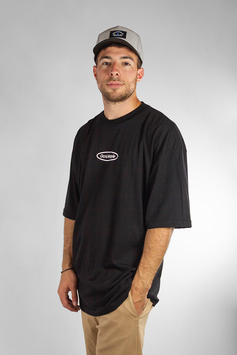 Original Oversize Black T-Shirt for Men - Premium Cotton Comfort Fit - Casual Streetwear & Everyday Wear