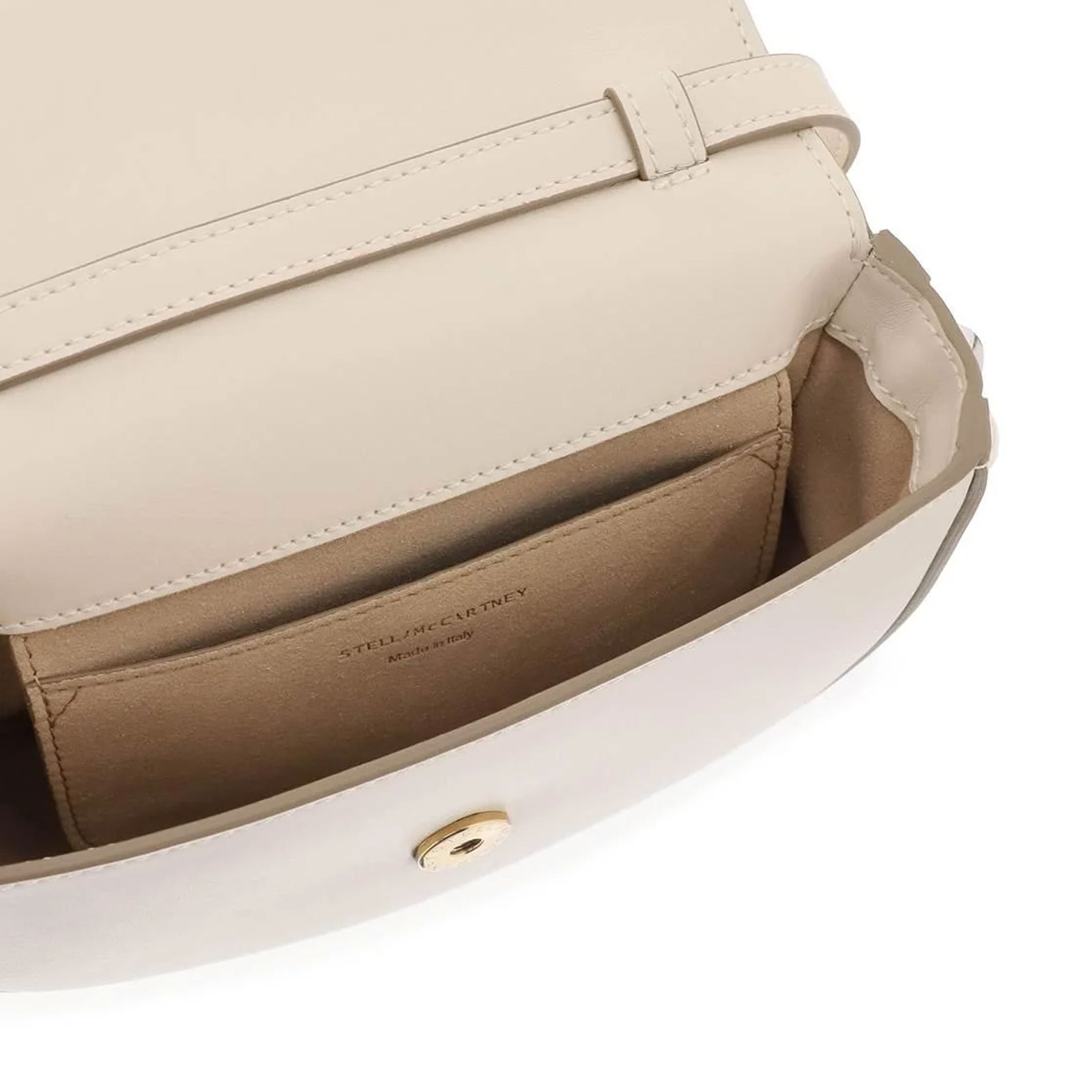 Frayme Small Flap Bag Alter Mat - White Leather Crossbody Purse Insert Organizer for Women | Perfect for Travel, Work & Daily Use