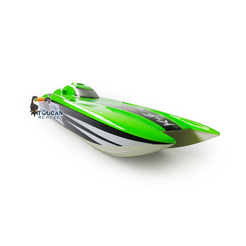 26CC G26L Pre-Painted Gasoline Racing RC Boat Kit - Fiber Glass Hull, Dendroaspis Polylepis Design - DIY Model for Advanced Players & Adults - Perfect for Competitive Racing, Lake Adventures & Hobby Enthusiasts