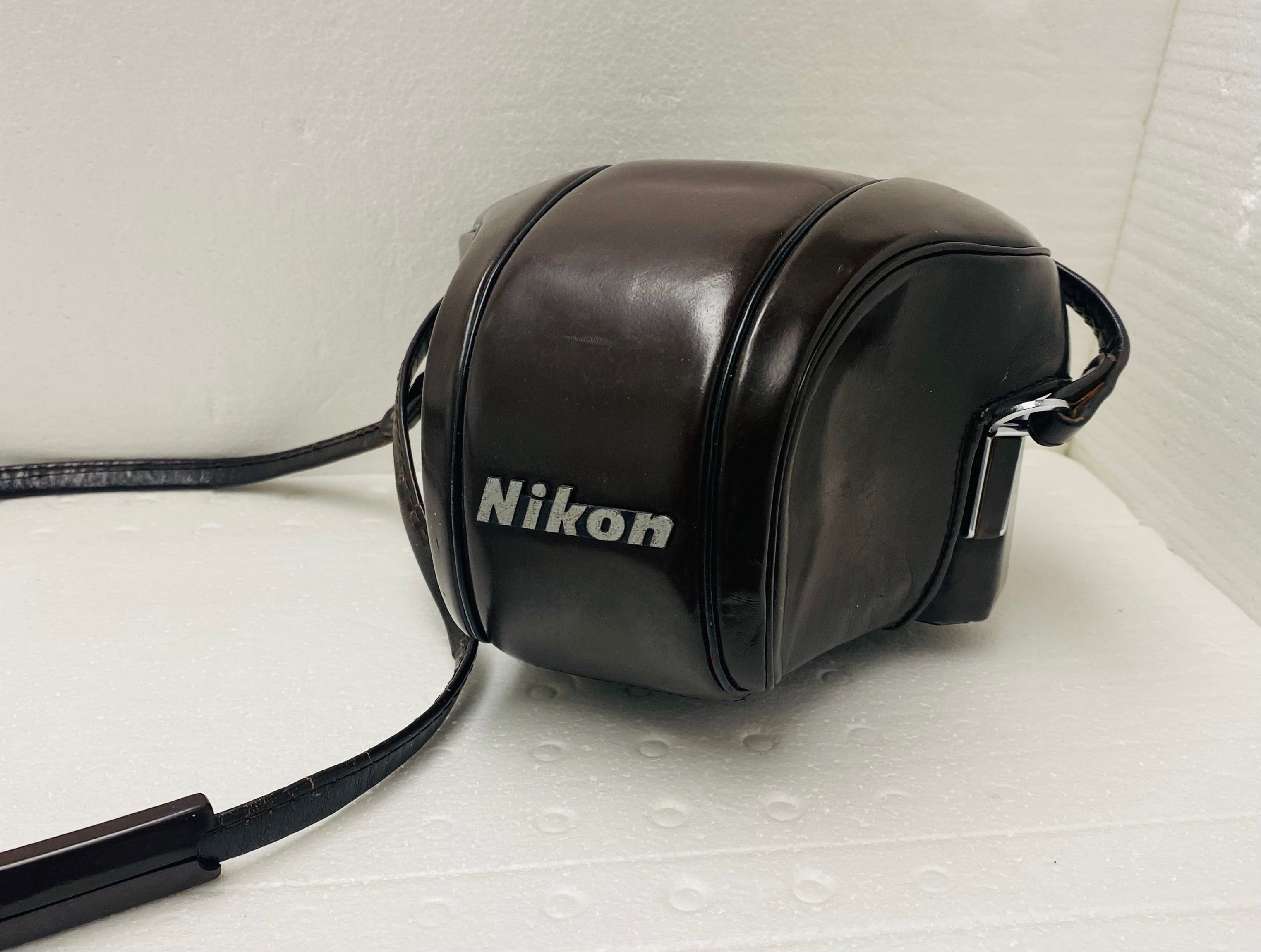 Nikon F Hard Brown Leather Camera Case - Vintage & Durable for Nikon F Film Cameras - Perfect for Travel, Photography & Collectors