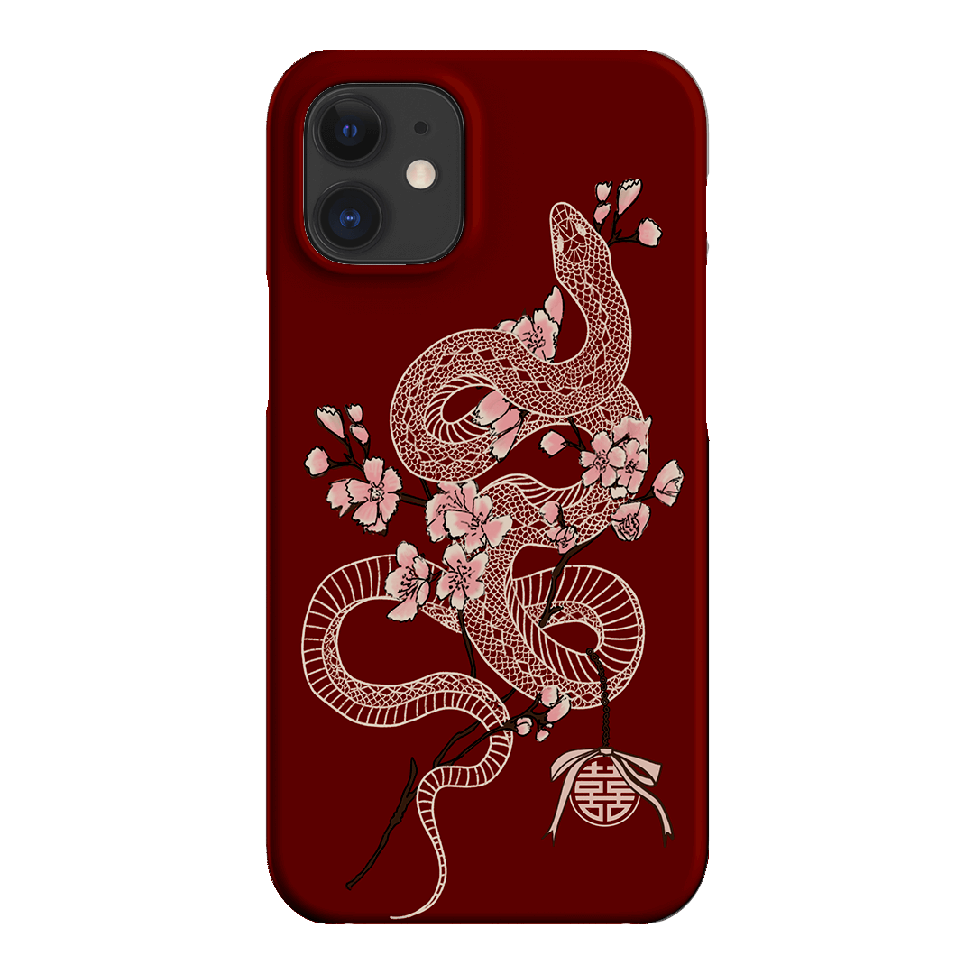 Red Blossom Snake - Elegant Floral Design for Home Decor, Wedding Centerpieces & Unique Gifts | Perfect for Boho Chic Interiors & Special Occasions