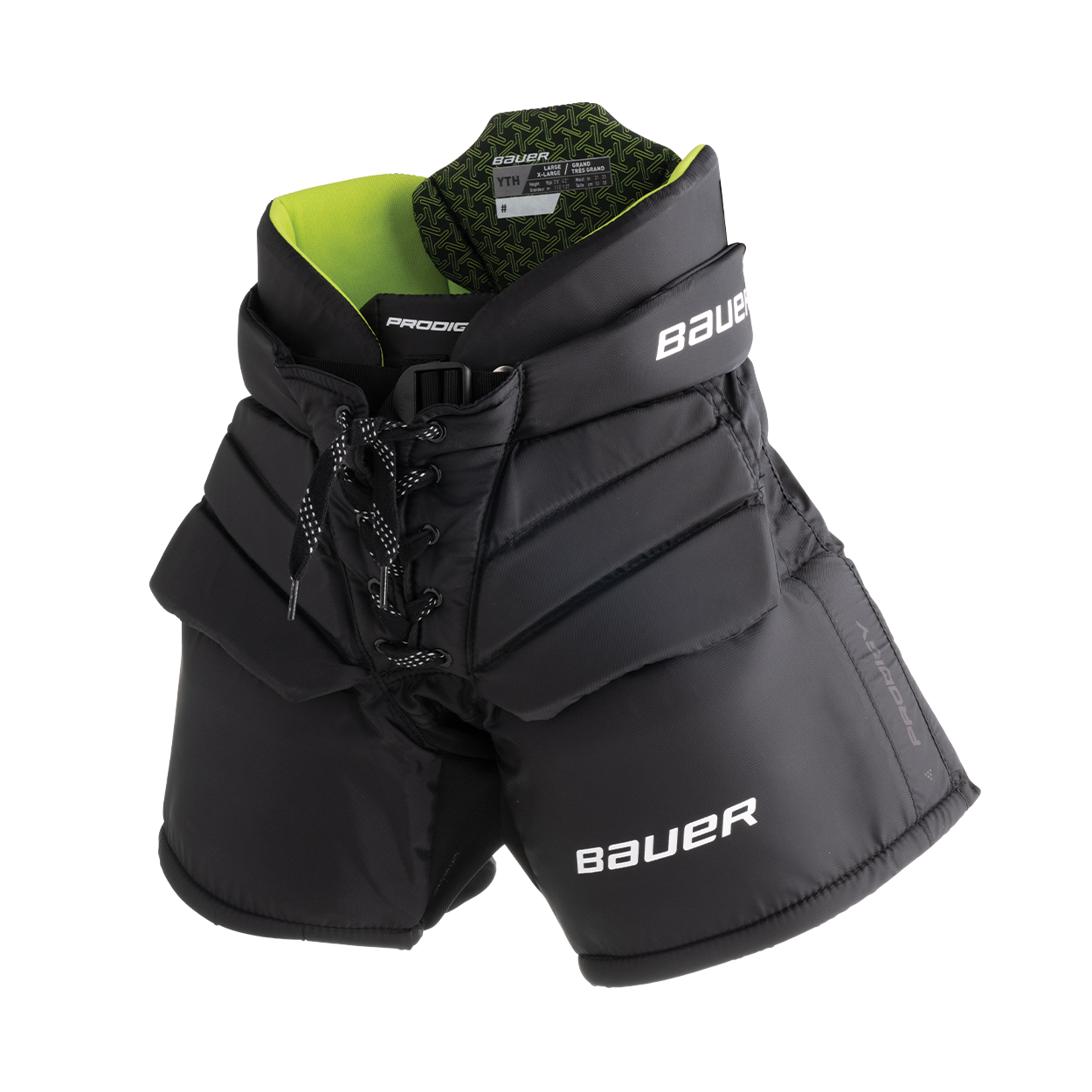 Bauer Prodigy Youth Goalie Pants - Lightweight & Durable Hockey Goaltender Leg Protection for Young Players - Perfect for Ice Hockey Practice & Games