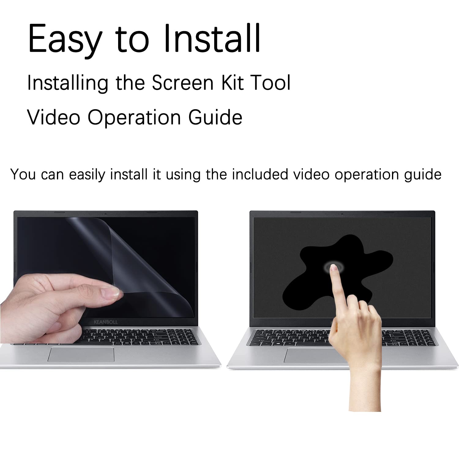 KEANBOLL 3-Pack 15.8 Inch Anti-Glare Screen Protector for Portable Monitors - Compatible with MNN, KYY, ARZOPA, InnoView, Lepow, ZSCMALLS, Newsoul, ASUS, QQH 15.8