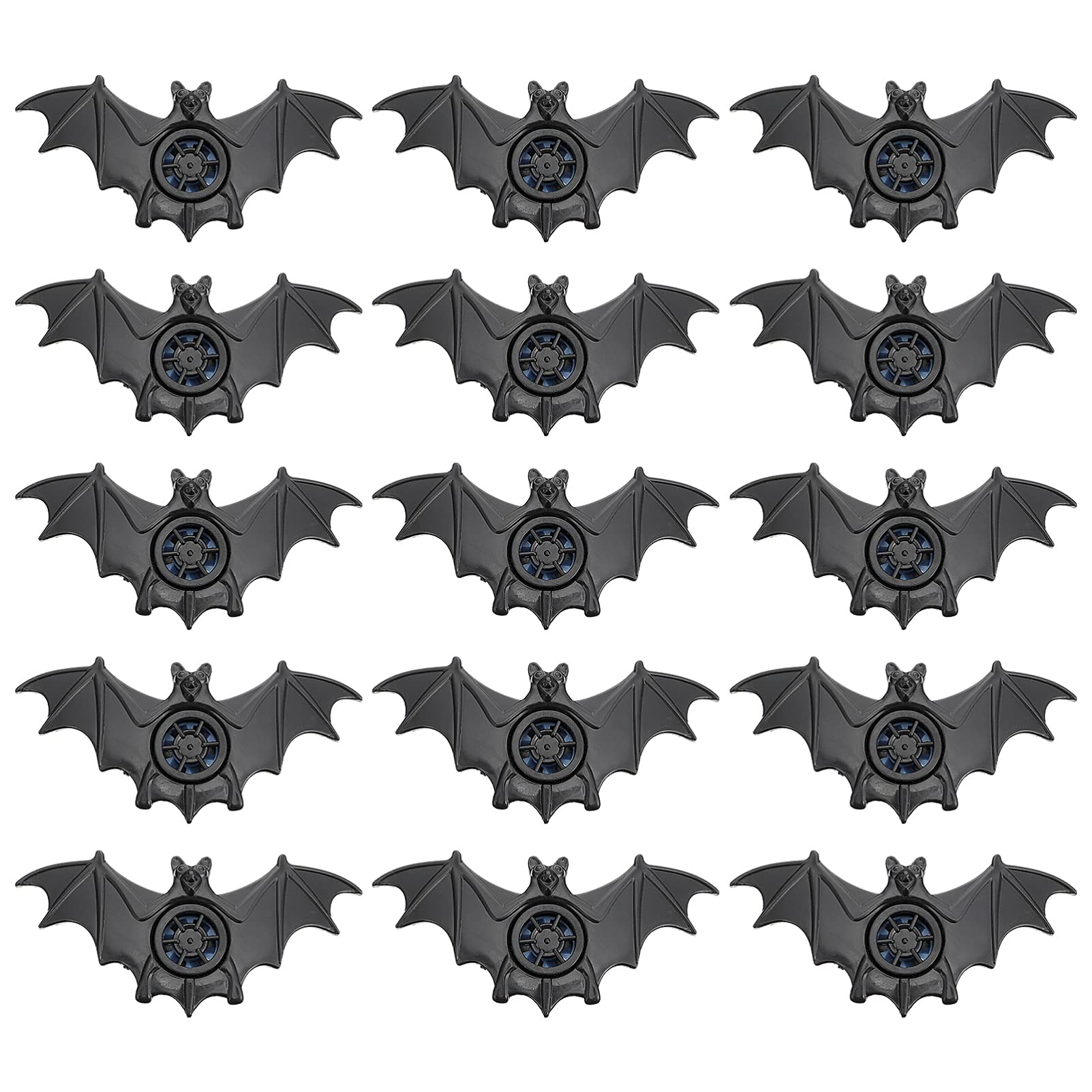 Zerodeko 24pcs Halloween Bat Whistles - Plastic Funny Party Favors, Spooky Decoration & Prank Toys for Halloween Outdoor Parties, Trick or Treat, Haunted House Decor, and Costume Accessories