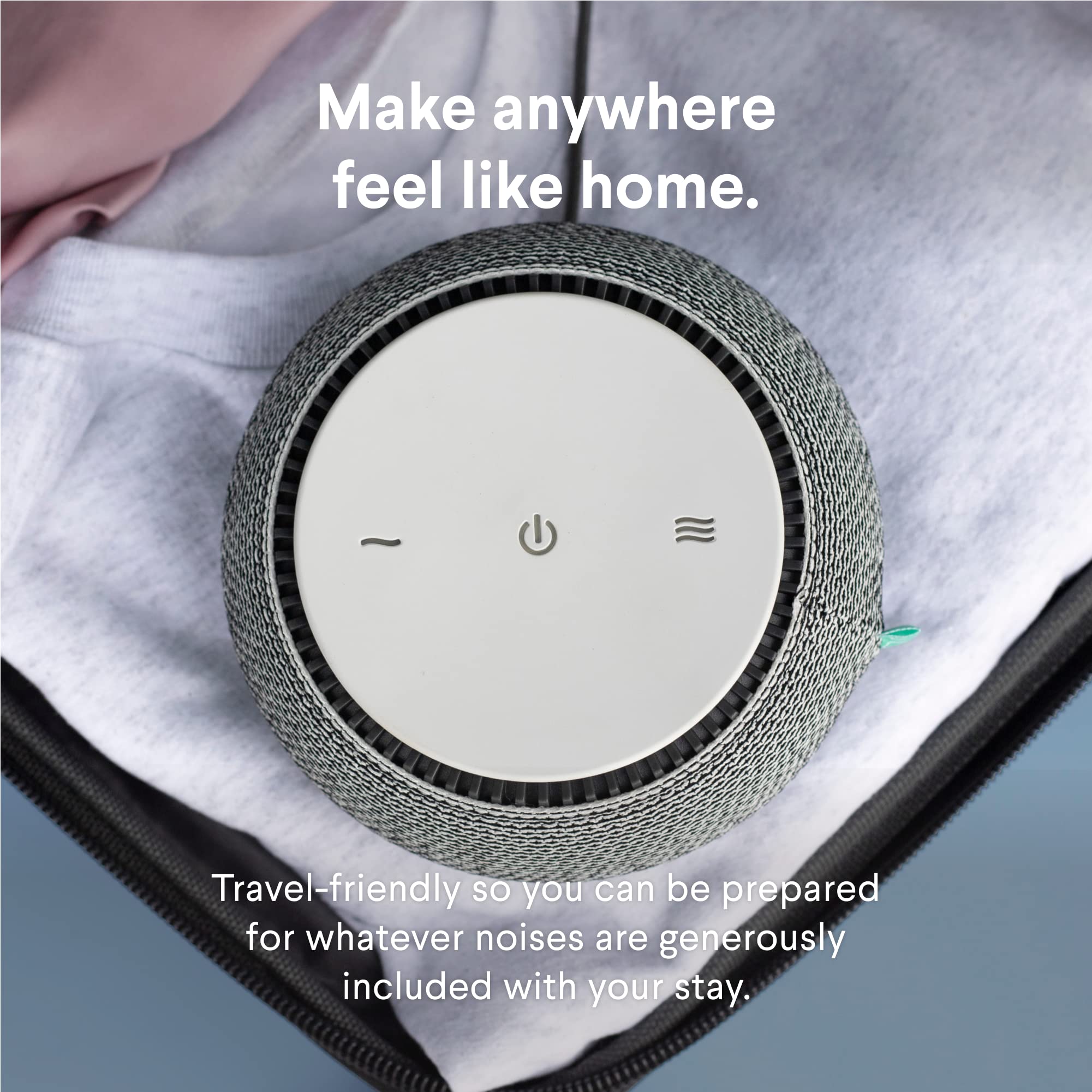 SNOOZ White Noise Sound Machine & SNOOZ Go Ultra Portable Sound Machine Bundle - Soothing Sleep Aid for Babies, Adults & Travel | Home, Office & Nursery Use