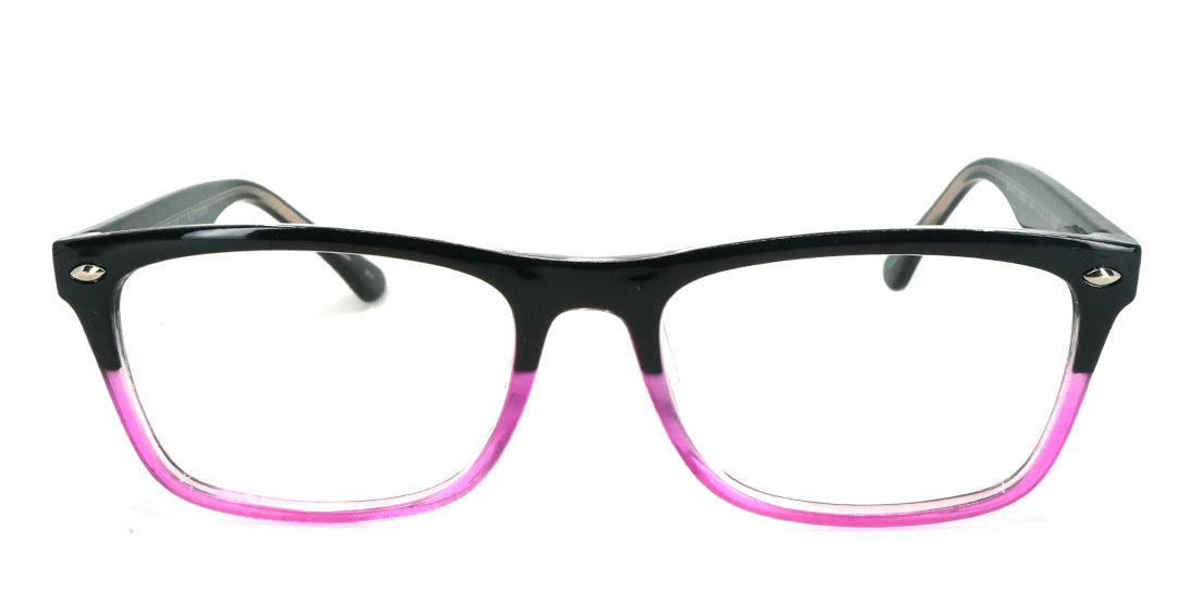 Stylish Plastic Eyeglasses S2831 - Lightweight & Durable Frames for Men & Women - Perfect for Reading, Driving & Everyday Use