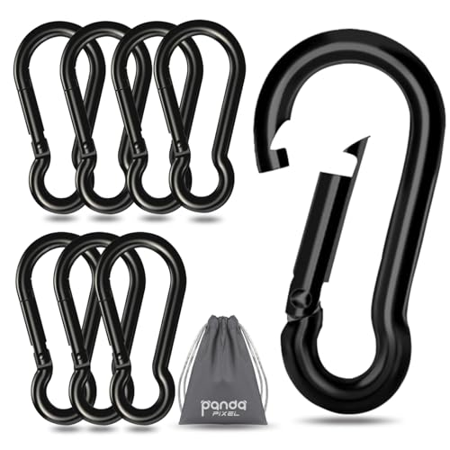 8pcs-3.15inch Black