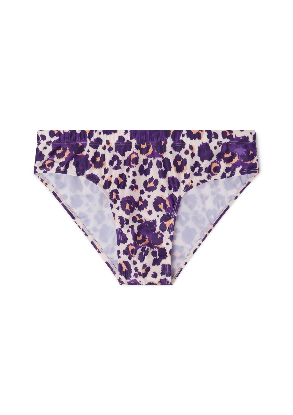Men's Cheetah Print Swim Briefs - High Waist Quick Dry Swim Trunks for Beach, Pool & Water Sports