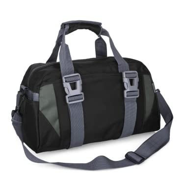 Large Fitness Crossbody Bag - Nylon Gym & Travel Bag with Detachable Strap for Sports & Workouts