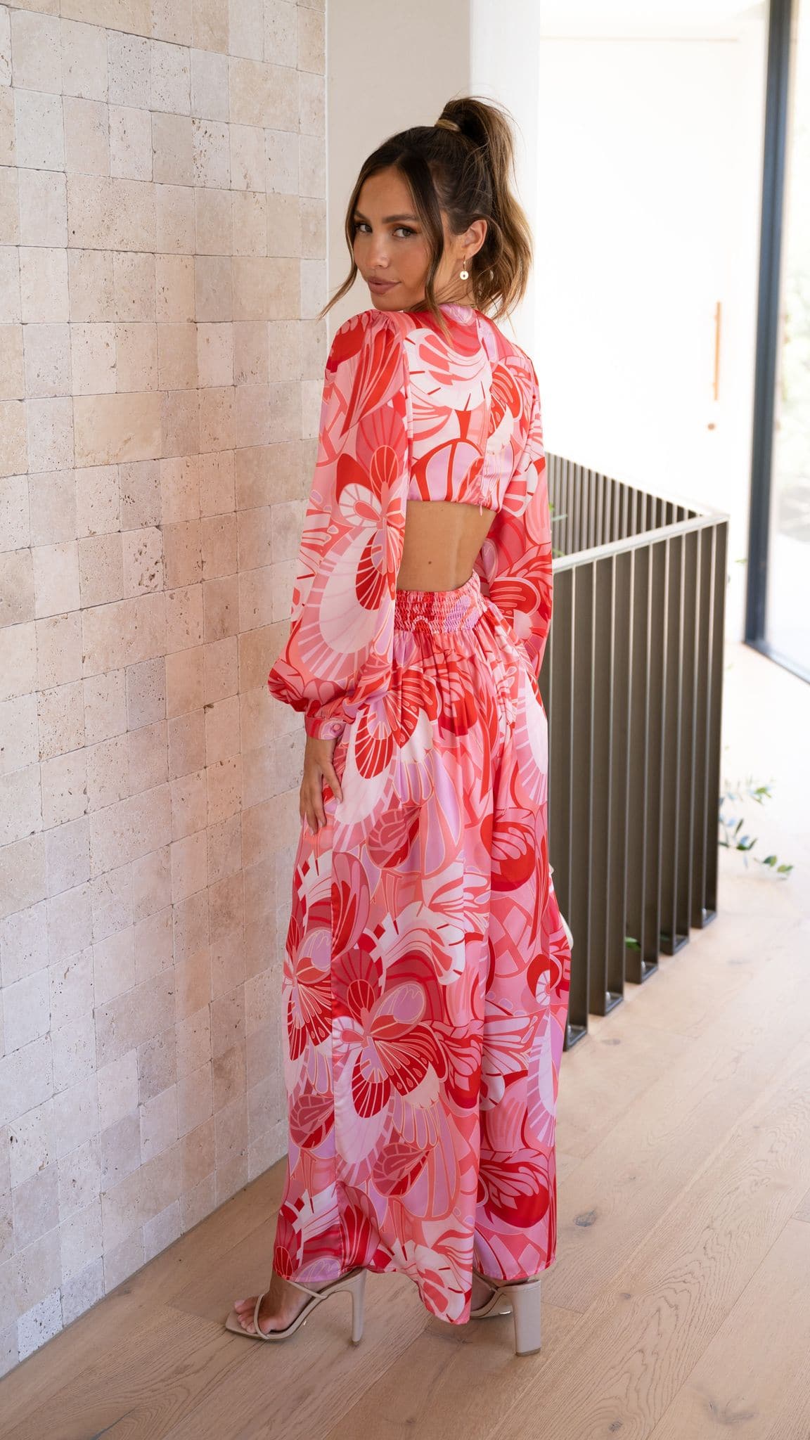 Angela Women's Pink Floral Jumpsuit - Stylish One-Piece Romper for Casual Outings, Summer Parties & Vacations