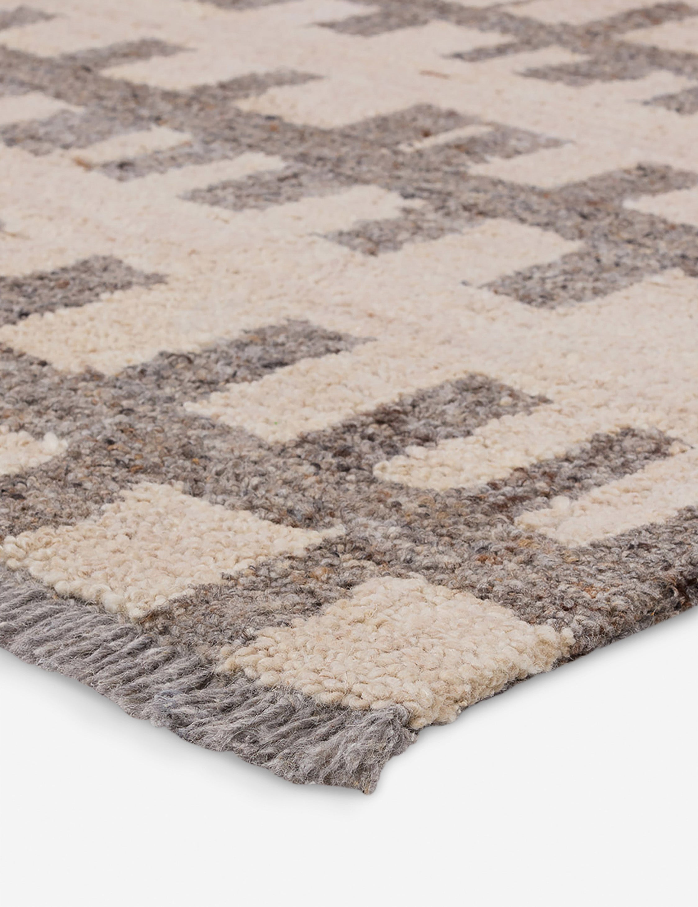 Hand Tufted Wool Moroccan Style Rug by Bedros - Boho Chic Living Room & Bedroom Decor, Soft & Durable Floor Covering for Home & Office