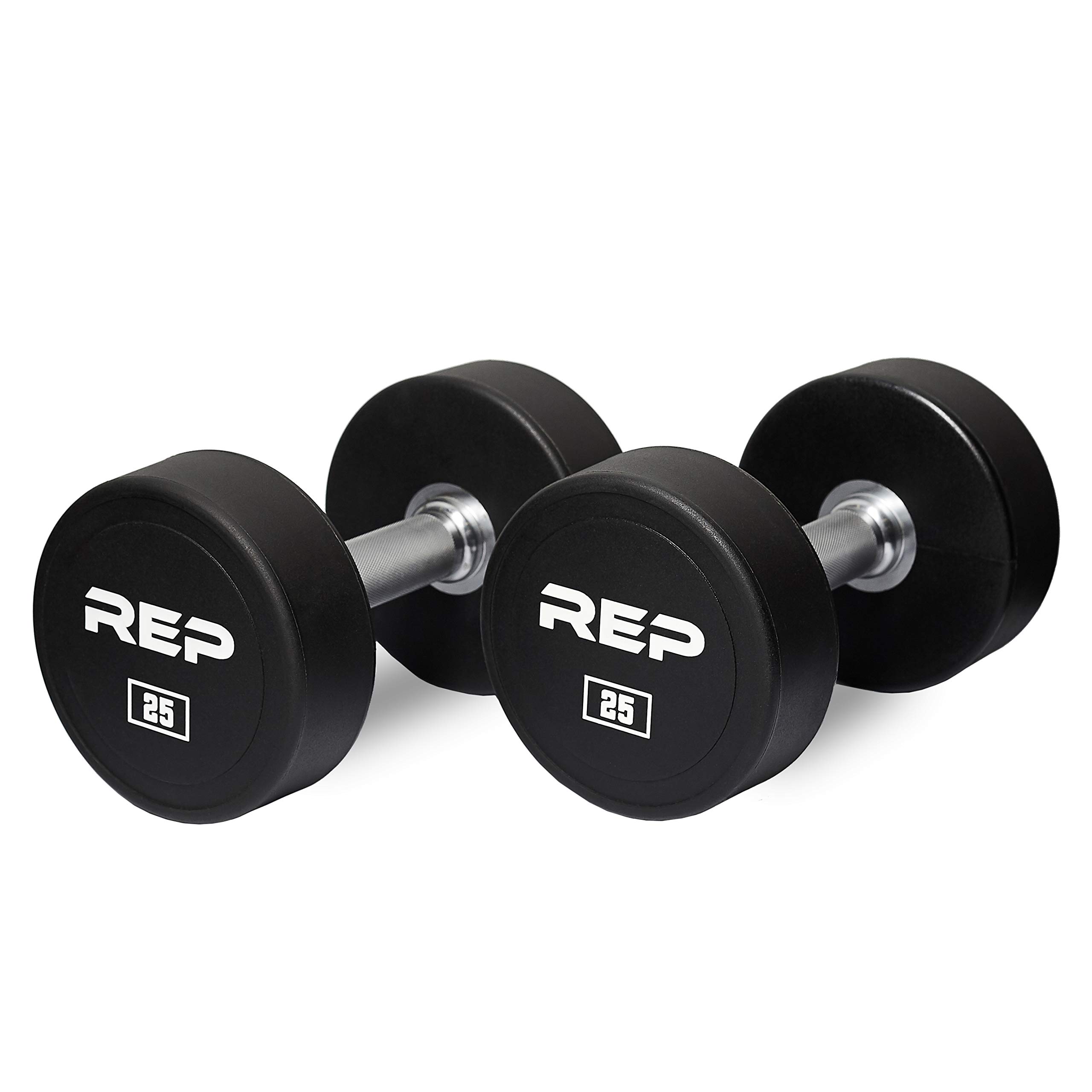 Rep Fitness Urethane Coated Dumbbells - Individual Pairs & Sets for Home Gym, Strength Training, and Weightlifting Workouts