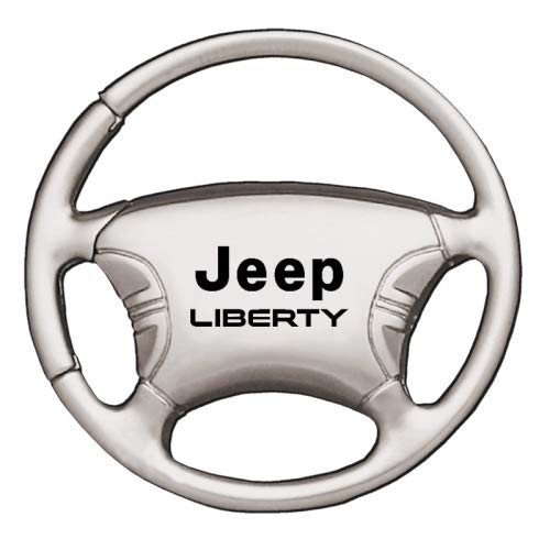 Jeep Liberty Steering Wheel Keychain - Durable Car Keychain for Jeep Liberty - Perfect Gift for Jeep Lovers & Off-Road Enthusiasts - Use for Keys, Backpacks, or Jeep Accessories