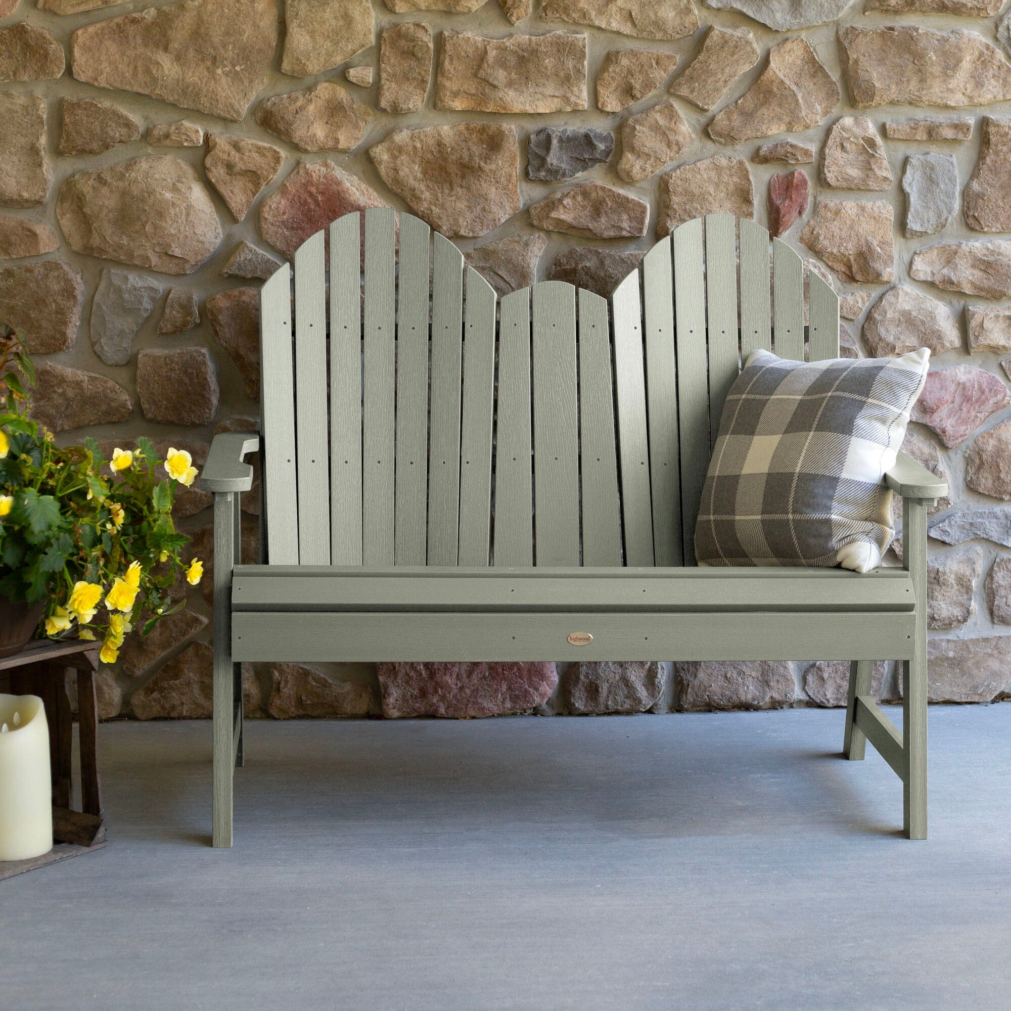 Hamilton 4ft Dining Height Bench - Solid Wood Kitchen Bench with Backrest, Perfect for Dining Room, Kitchen Island & Breakfast Nook Seating