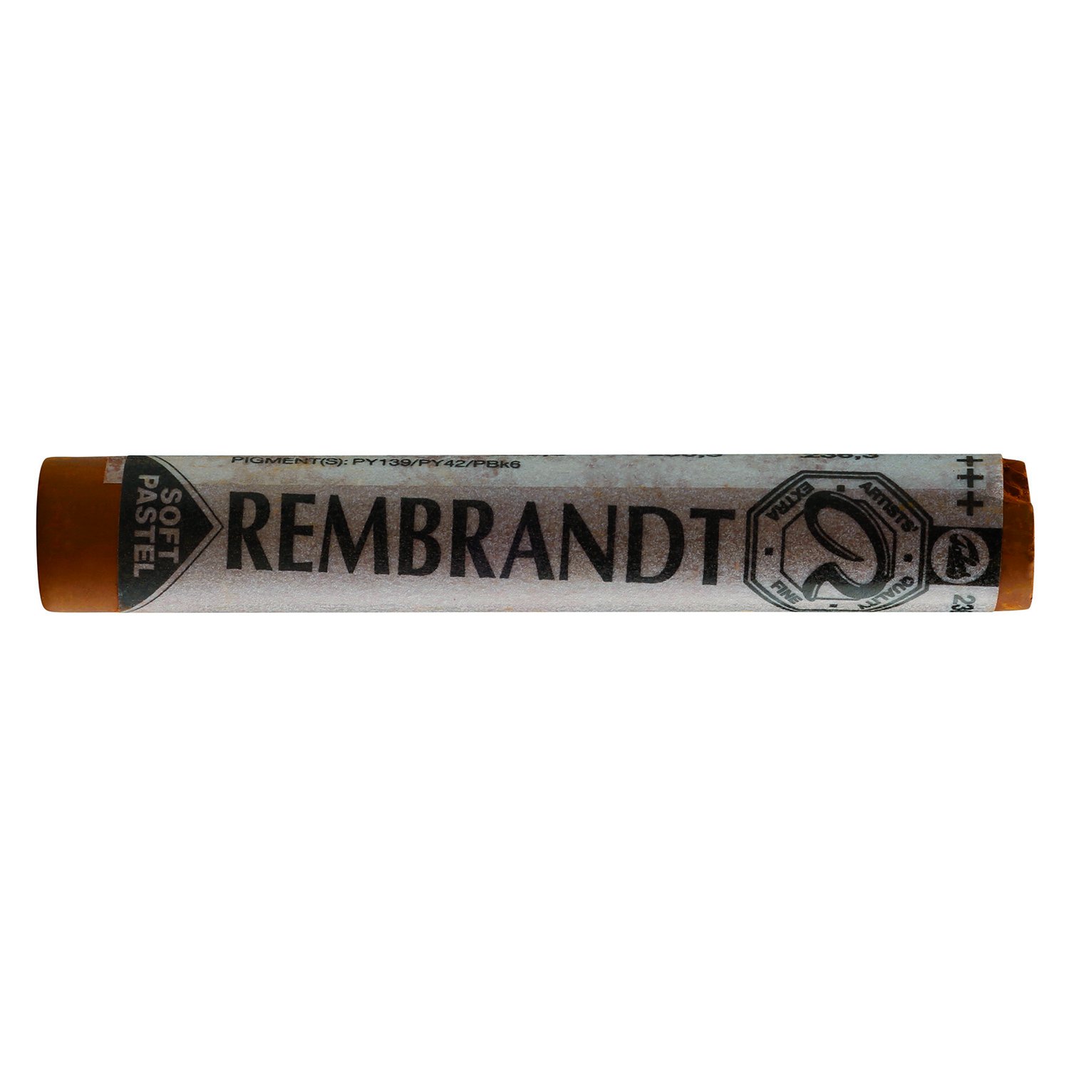 Rembrandt Soft Round Pastels - Light Orange 236.3 - Professional Artist Pastel Sticks for Drawing & Sketching - Ideal for Portraits, Landscapes & Fine Art