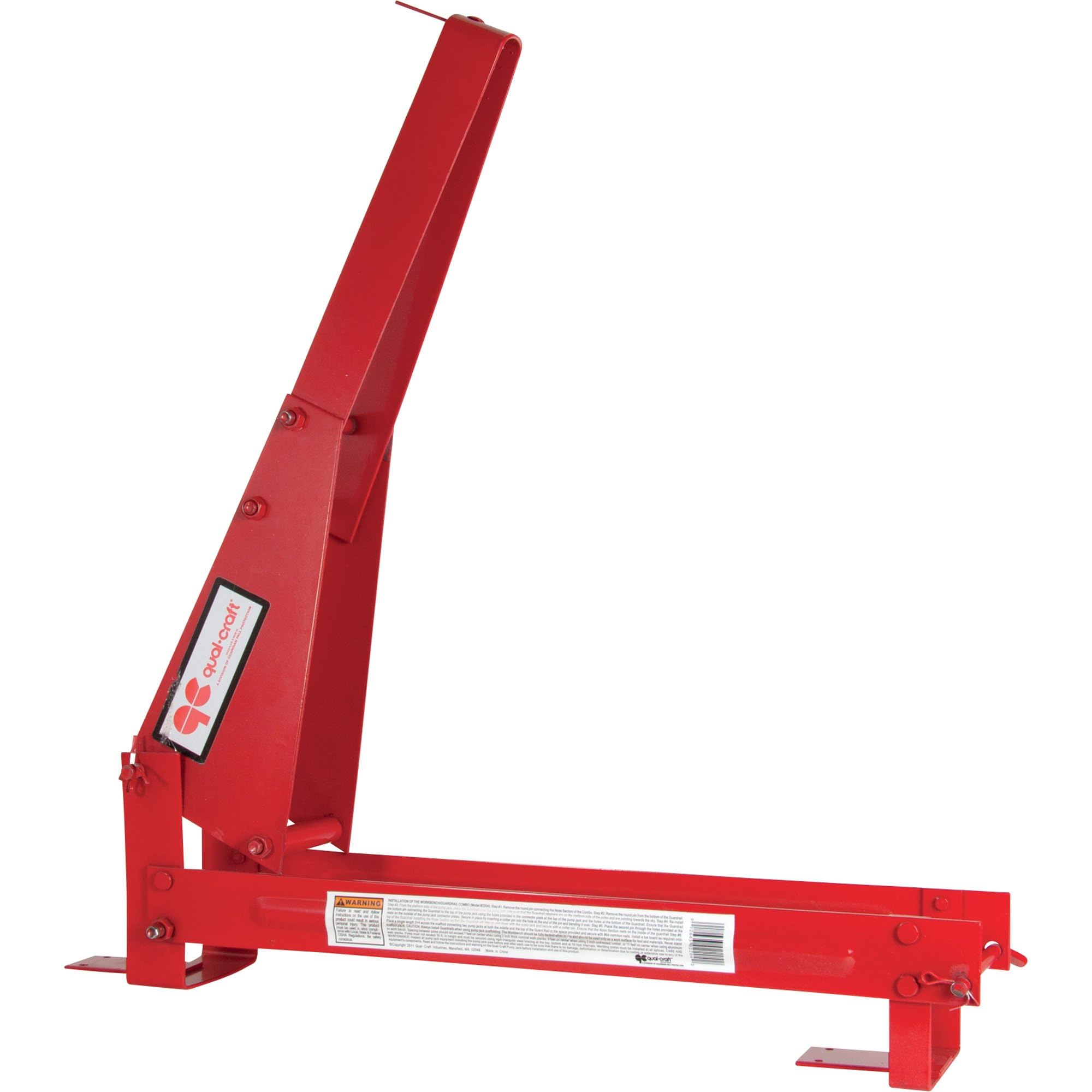 Guardian Fall Protection 2204 Workbench Guardrail Holder - Heavy Duty Safety Rail Bracket for Industrial Workbenches and Construction Sites | OSHA Compliant Fall Prevention Equipment for Workplace Safety