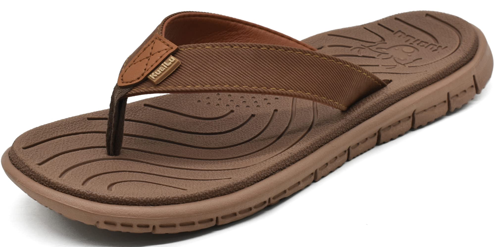 KuaiLu Women's Comfortable Flip Flops with Arch Support - Lightweight Non-Slip Yoga Sandals for Walking, Beach, Summer & Casual Wear - Perfect for Yoga, Travel and Outdoor Activities