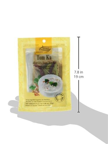 Premium Aromax Tom Ka Spice Mix - Authentic Thai Coconut Soup Seasoning (55g) | Perfect for Thai Curry, Hot Pot & Home Cooking