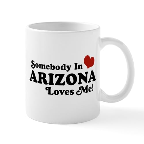 White - Somebody In Arizona Loves Me Mug