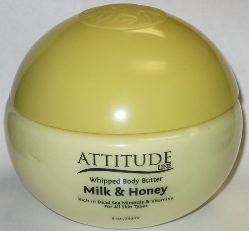 Premium Dead Sea Milk & Honey Whipped Body Butter - 8 oz | Ultra Hydrating & Nourishing for Dry Skin | Perfect for Daily Moisturizing & Spa-Like Skincare at Home