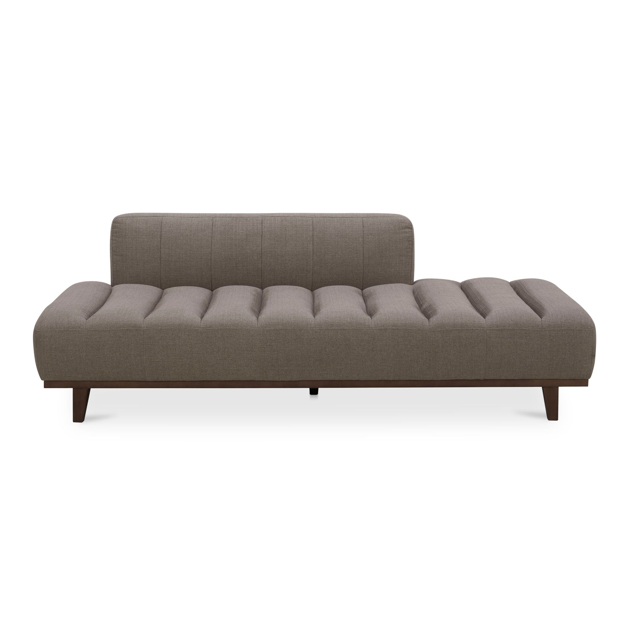 Bennett Daybed in Taupe - Modern Sofa Bed for Small Spaces, Guest Room & Living Room - Comfortable and Stylish Furniture for Home & Office