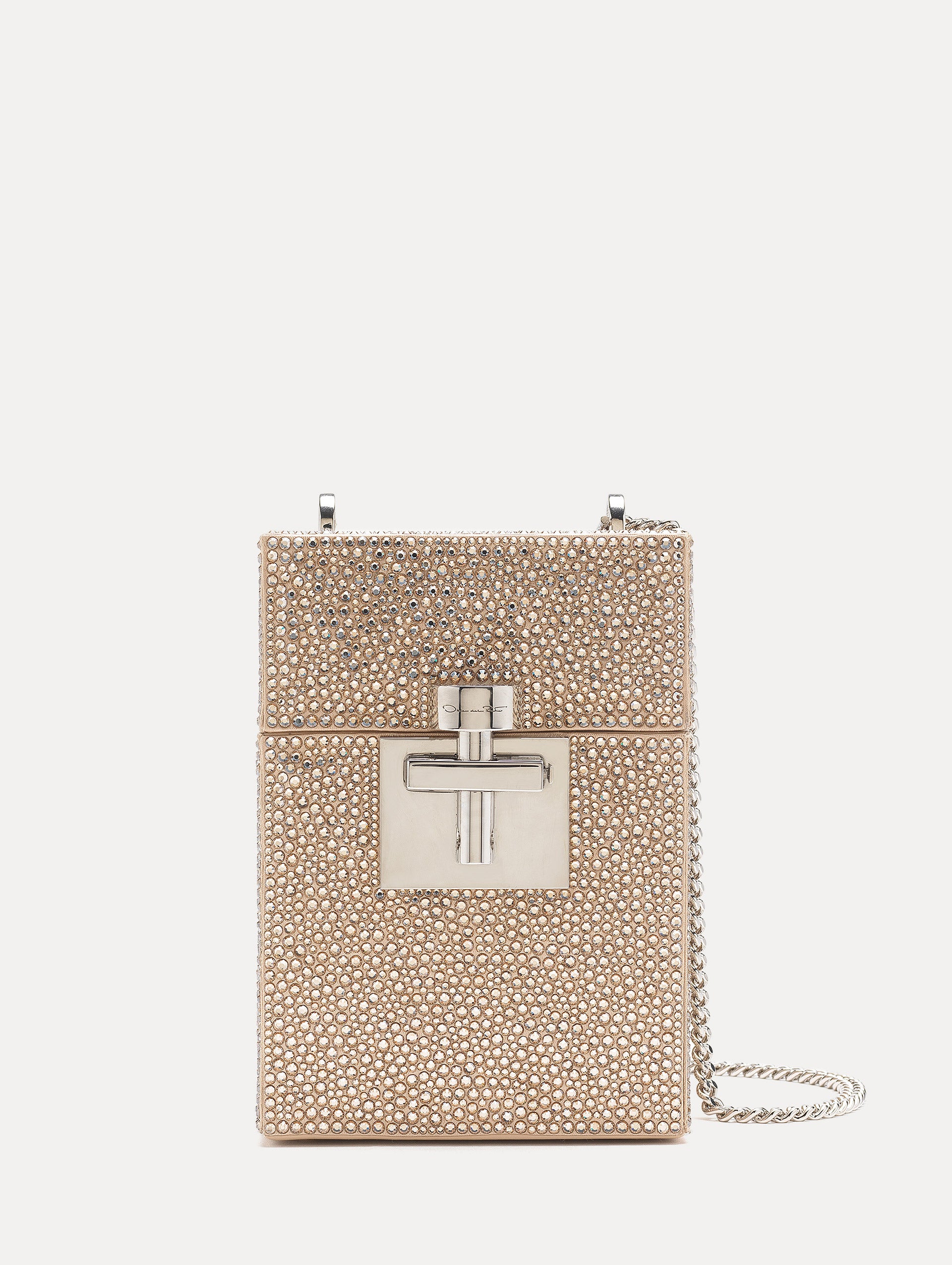 Crystal Pavé Alibi Top Handle Bag for Women - Elegant Evening Clutch with Rhinestone Embellishments | Perfect for Parties, Weddings & Special Occasions