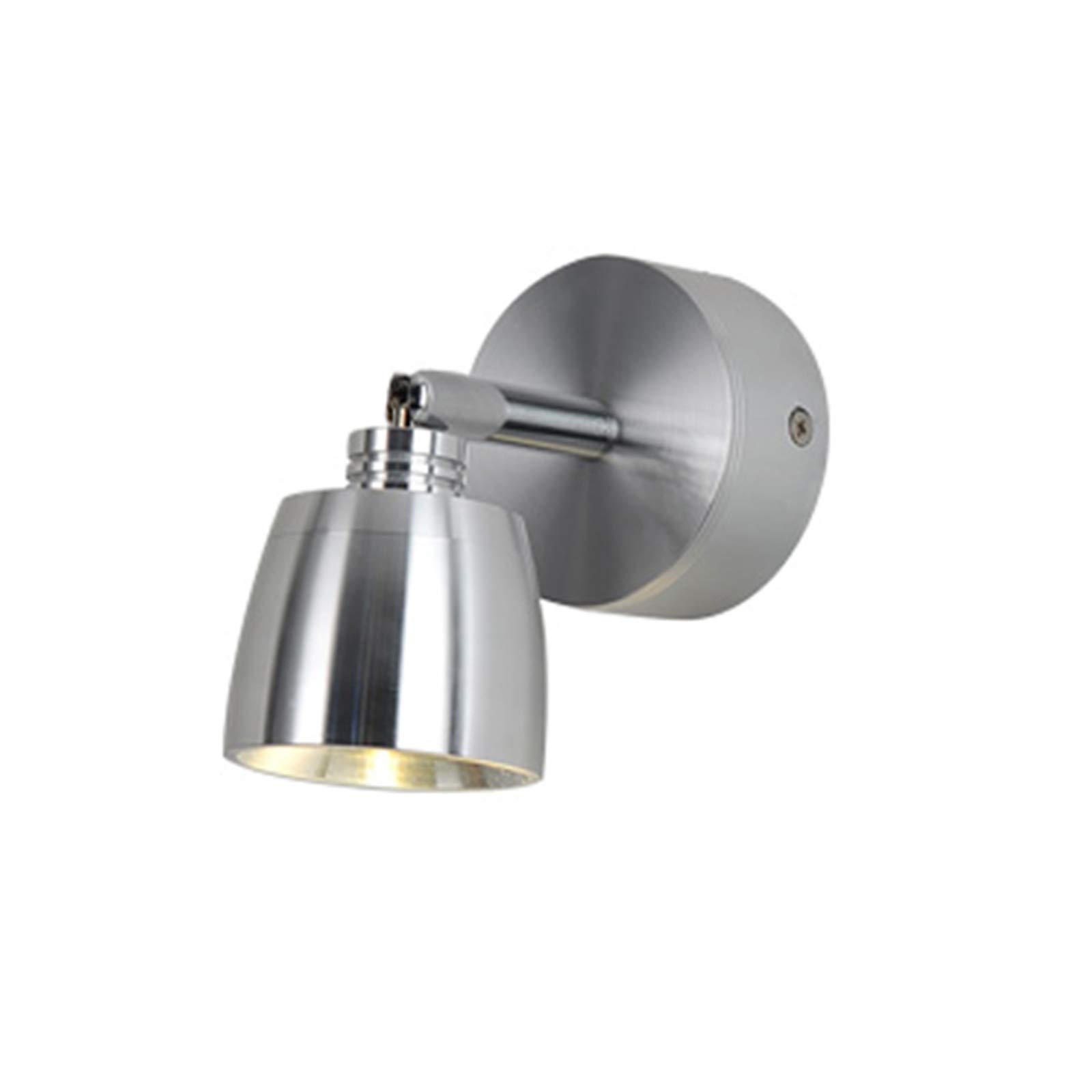 HLIGHT Modern 1-Head LED Wall Lamp - 3W/6W Adjustable Aluminum Bathroom Mirror Light (Cool White) - Perfect for Bedroom Vanity, Makeup Area & Bathroom Lighting