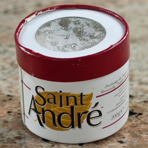 Saint Andre Cheese Wheel - 4.2 lb French Soft-Ripened Gourmet Cheese for Charcuterie Boards, Wine Pairings & Gourmet Cooking