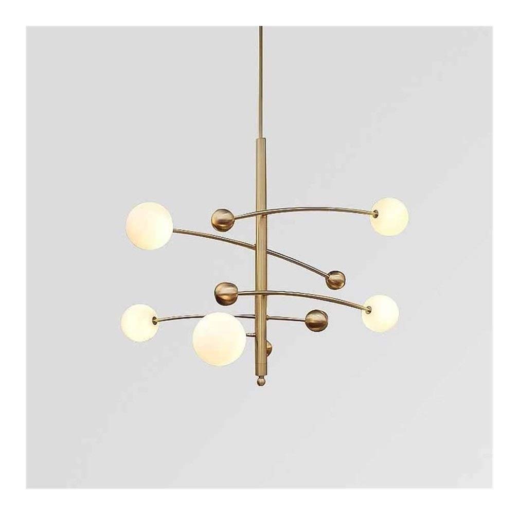 5-Light Modern Minimalist Chandelier - Luxury Fashion Magic Bean Design for Bedroom, Living Room & Restaurant Lighting - Elegant Ceiling Fixture for Home & Commercial Decor