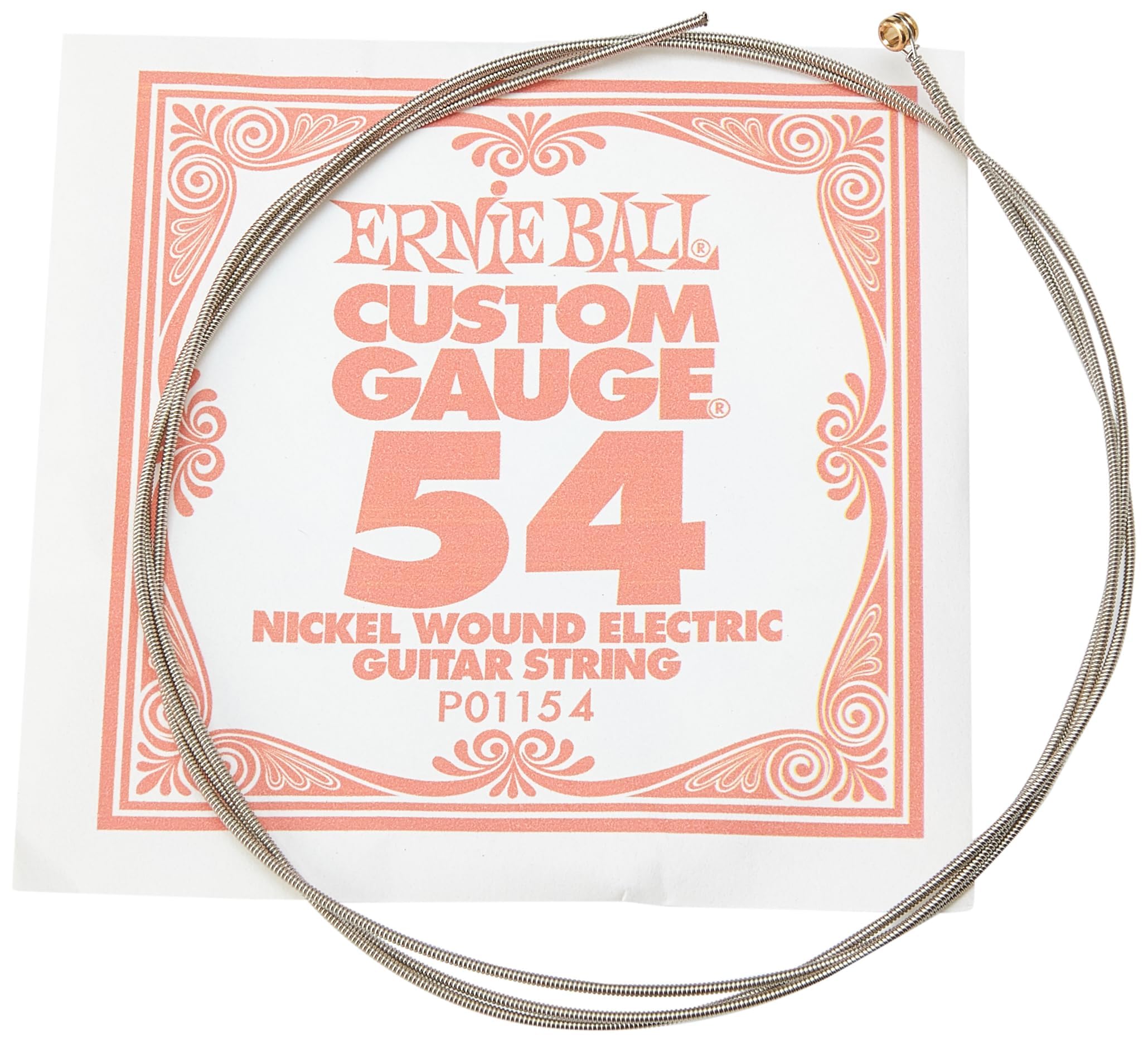 Ernie Ball Beefy Slinky Nickel Wound Electric Guitar Strings 11-54 Gauge (P02627) - Premium Nickel Plated Steel for Bright Tone & Longevity - Perfect for Rock, Metal & Blues Guitarists