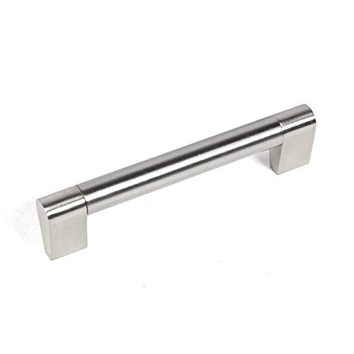 Contemporary 5.75-inch Stainless Steel Cabinet Bar Pull Handles - Set of 4 - Grey Nickel Finish - Modern Kitchen & Bathroom Hardware for Cabinets, Drawers & Furniture