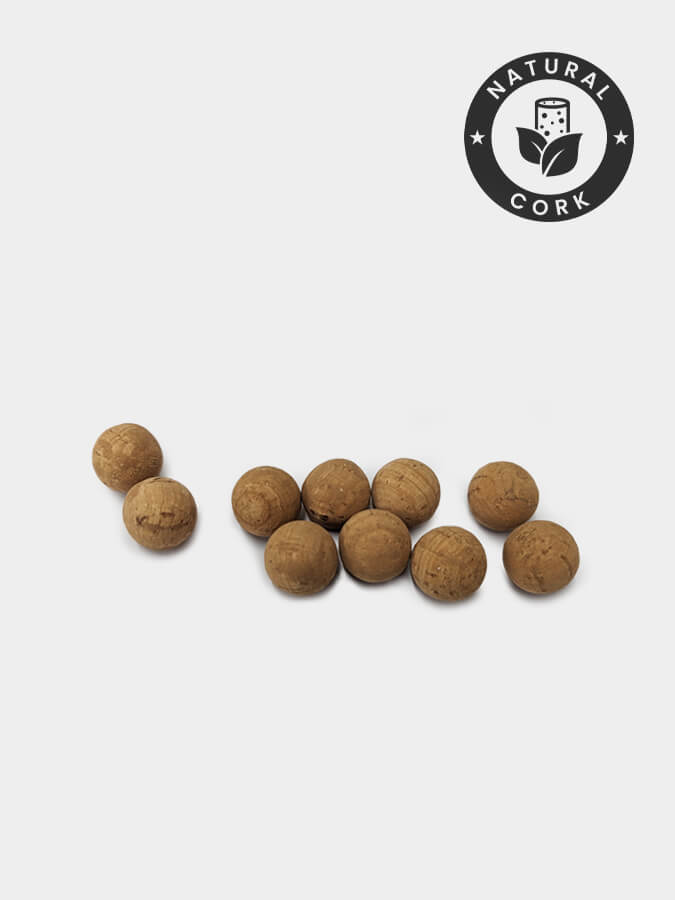 Premium Cork Massage Balls for Yoga & Therapy - Pack of 10 | Ideal for Deep Tissue Massage, Myofascial Release & Muscle Recovery After Workouts