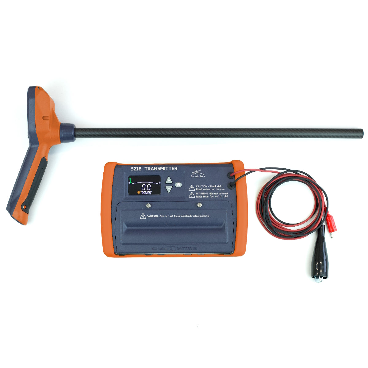 Tempo 521E Enhanced Digital Wire & Valve Locator Kit - Professional Underground Utility Detector for Plumbing, Irrigation & Electrical Work