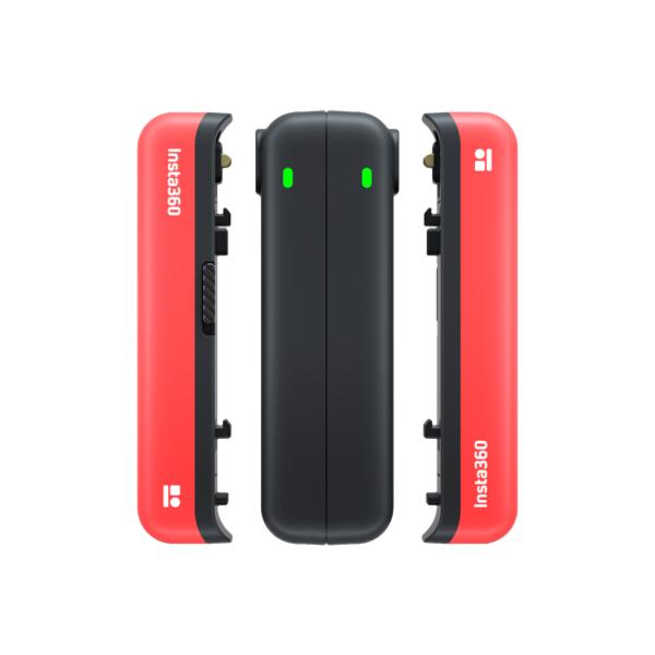 Insta360 ONE R Battery Base & Fast Charge Hub - Dual Charging Station for 360 Camera Accessories | Perfect for Travel, Vlogging & Action Photography