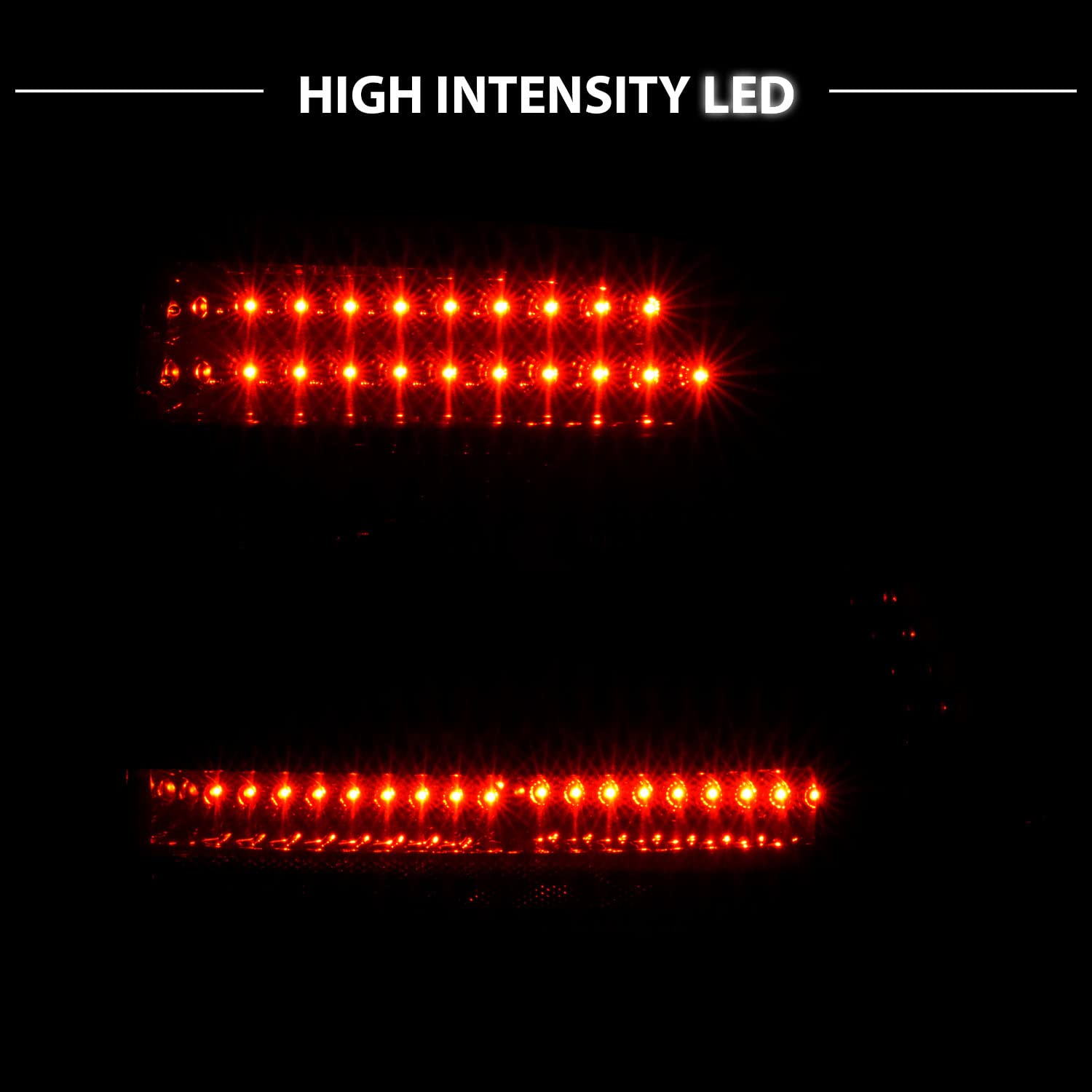 AmeriLite Smoke LED Tail Lights Pair for Porsche Cayenne SUV (2003-2023) - Left & Right Side Replacement - Enhanced Visibility & Style for Night Driving & Off-Road Adventures
