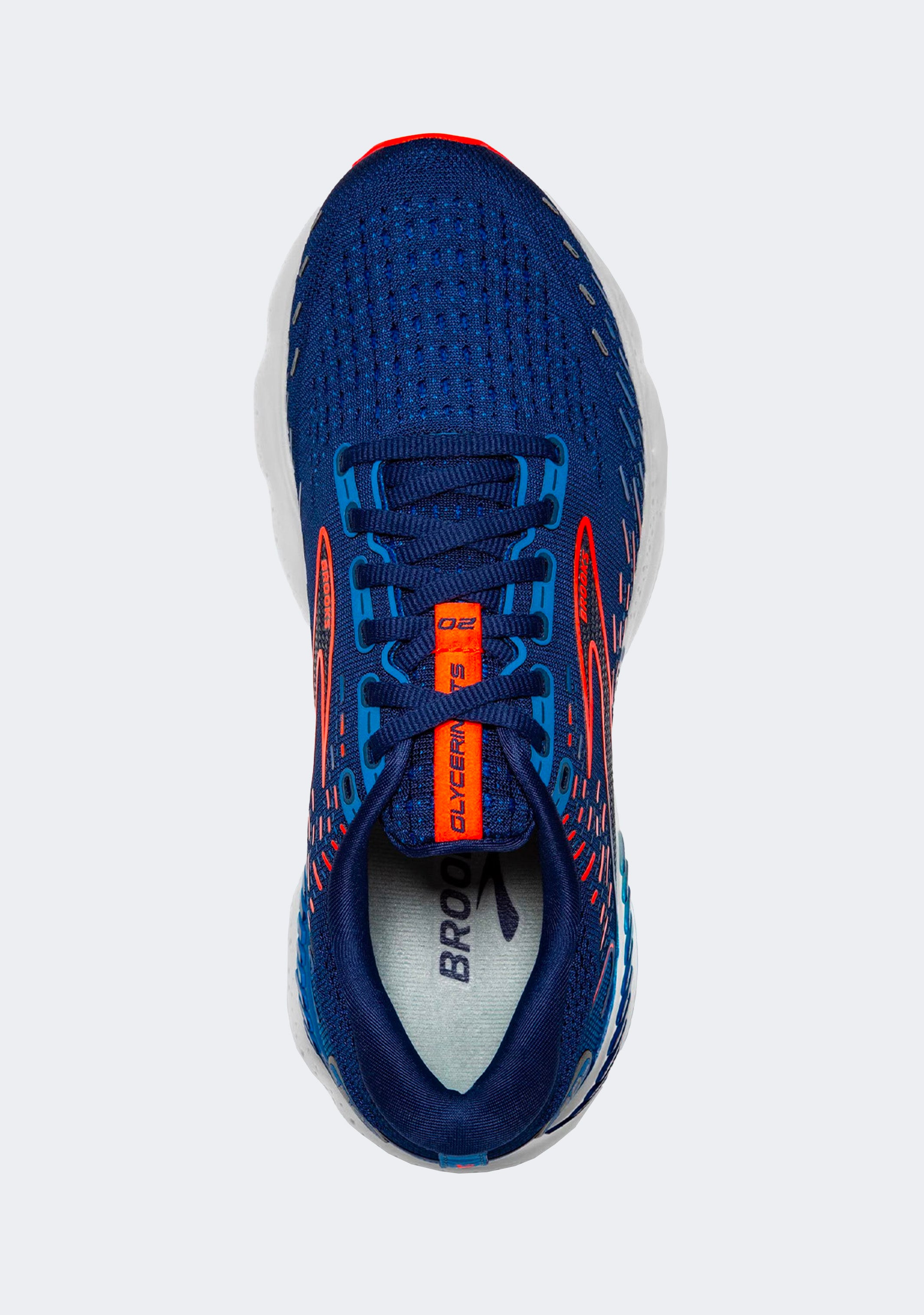 Brooks Men's Glycerin 20 GTS Running Shoes - Premium Cushioned Support for Marathon Training & Road Running - Ideal for Long Distance Jogging & Fitness Enthusiasts
