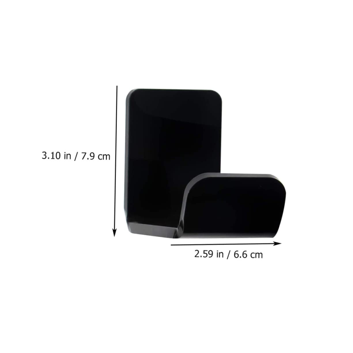 Homoyoyo Wall Mount Headphone Holder Stand - 2 Pack Hanging Headphone Storage Rack for Earphones, Headset Display & Computer Accessories - Perfect for Home, Office & Gaming Setup