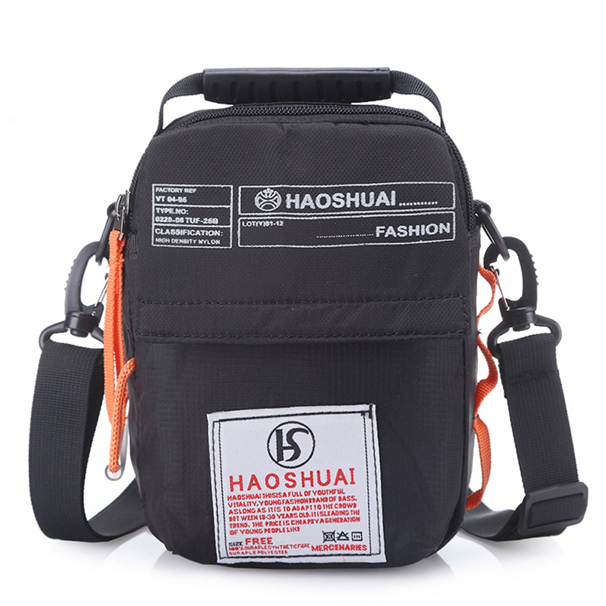 Waterproof Shoulder Bag for Men & Women - Lightweight Crossbody Messenger Bag with Adjustable Strap - Ideal for Outdoor Sports, Travel, Hiking & Camping - Perfect for Phones, Wallets & Essentials (Small)