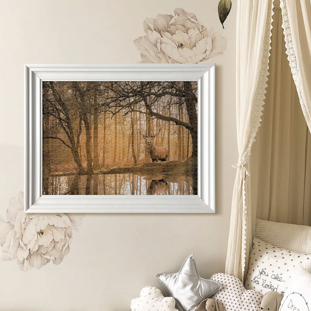 Clementoni 500-Piece Peace Puzzle - Rustling Silence - Premium Italian-Made Jigsaw Puzzle for Adults | Perfect for Relaxation, Stress Relief & Home Decor