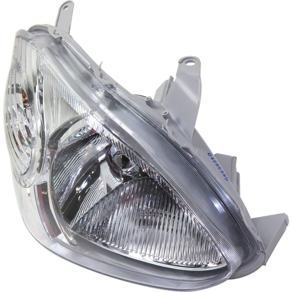 Toyota Echo Headlight Assembly 2003-2005 - Passenger Side Replacement with Bulbs (DOT Certified) - Compatible with TO2519102 - Perfect for Night Driving & Foggy Conditions