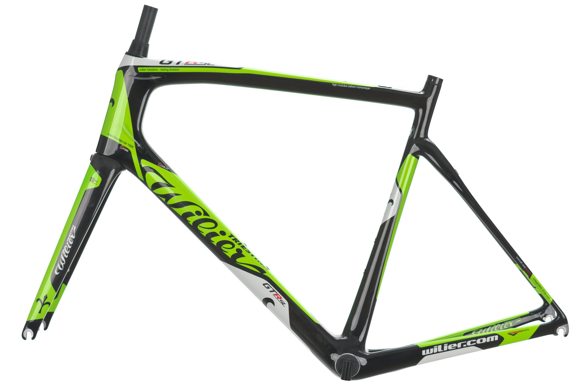 Wilier Triestina GTR SL Carbon Road Bike Frame Set 57cm XXL - Lightweight Aero Racing Bike Frame for Professional Cyclists & Road Enthusiasts - Perfect for Competitive Racing, Endurance Rides & High-Performance Training