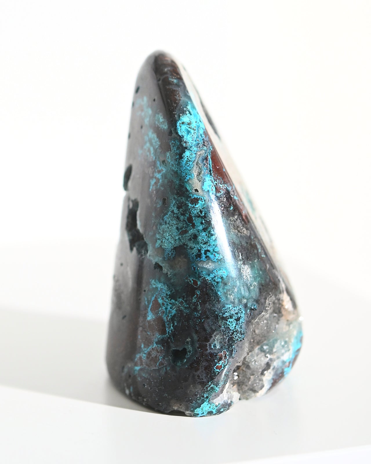 Natural Chrysocolla Freeform Stone - 4 Inch Healing Crystal for Meditation, Jewelry Making & Home Decor | Spiritual Energy & Stress Relief