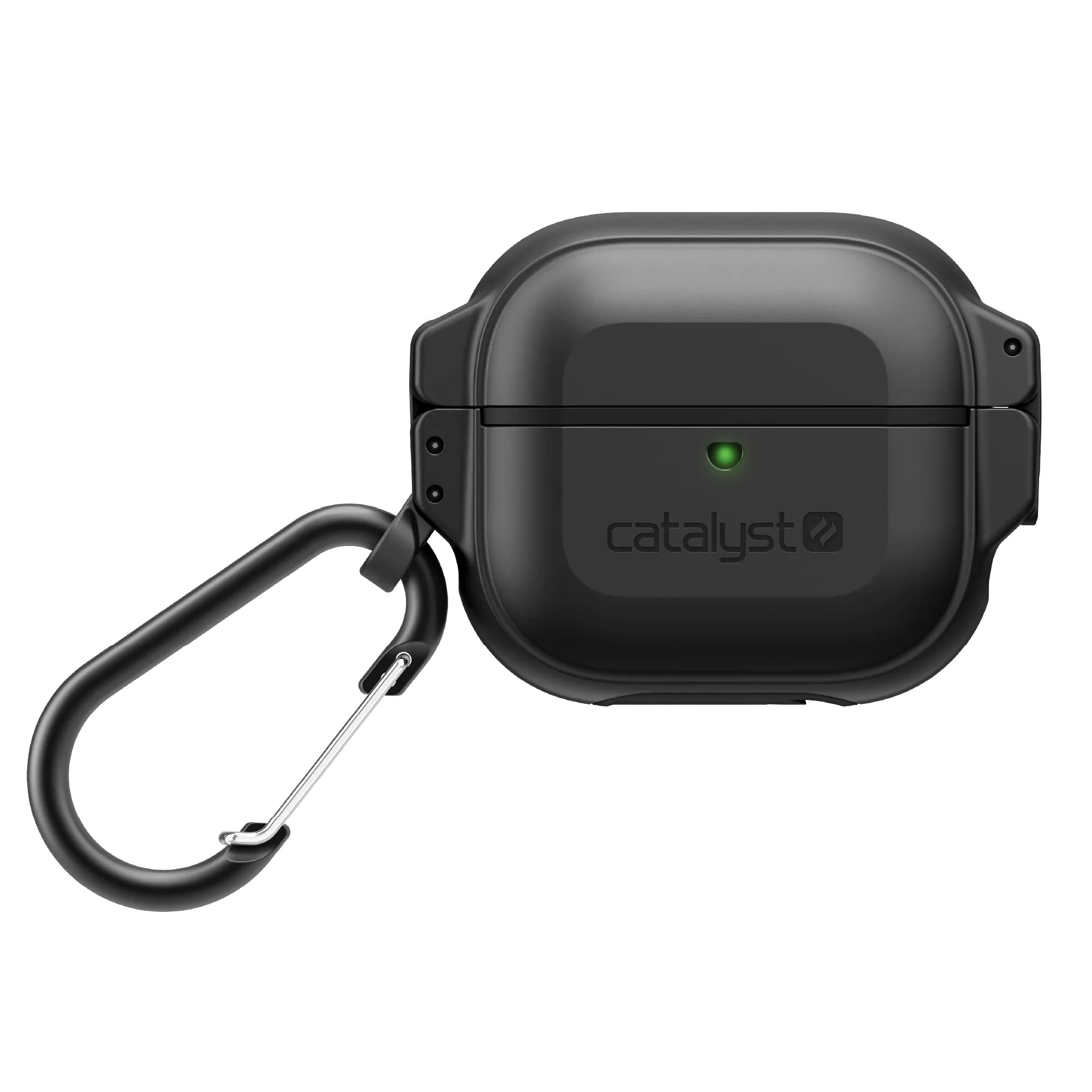 Apple AirPods (3rd Generation) with 330ft Waterproof Protective Case & Carabiner Clip - Wireless Earbuds for Running, Gym, Travel & Outdoor Activities