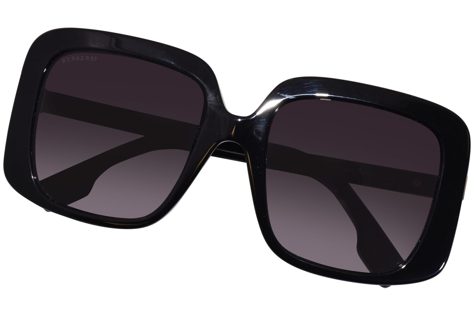 BURBERRY BE 4363 30018G Black Polarized Sunglasses for Women - Luxury UV Protection Shades for Driving, Beach & Outdoor Fashion